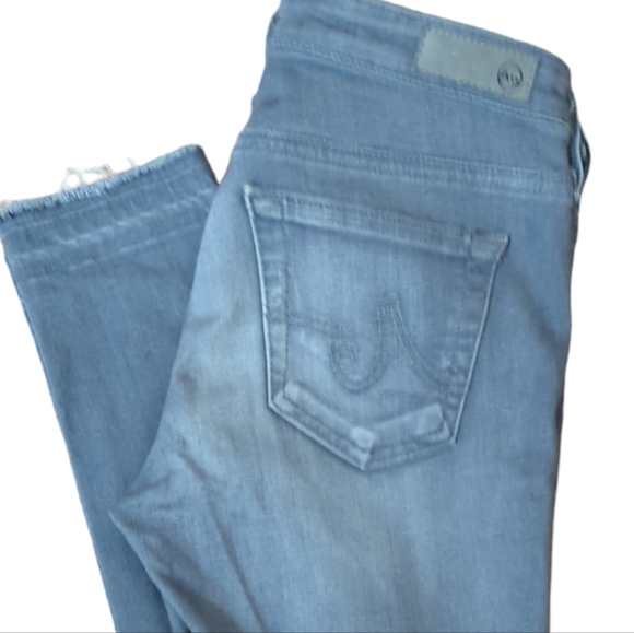 AG Adriano Goldschmied size24R color Gray the leggings ankle super skinny ankle - Picture 3 of 6